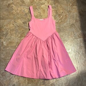 Pink Sleeveless Kids Dress